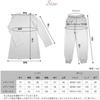 [cotta Cotta] Women's Pajamas, 100% Cotton, Quilted Knit, Long Sleeves, Skin-friendly Room Wear, Autumn/winter, Tunic, Top and Bottom Set, Cotta