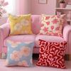 Bold Bright Artistic G-Gerdadzys Floral Pattern Cushion Cover Pillow Case Soft Friendly Fabric & Concealed Zipper