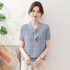 Mom's Summer 2026 Ice Silk Knit Sweater: Stylish Base Layer for Middle-Aged Women