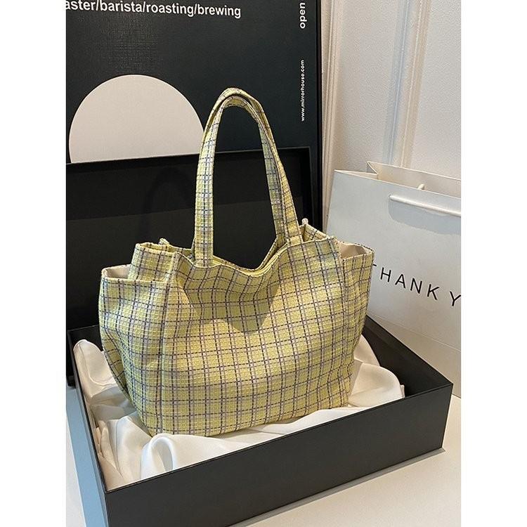 Шикарная городская простая маленькая квадратная сумка-тоут модных цветов для ежедневных поездок жёлтый