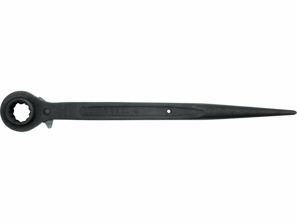 Vorel Klucz Nasadkowy Dwustronny Z Grzechotką 19X22Mm Do Rusztowań 52936