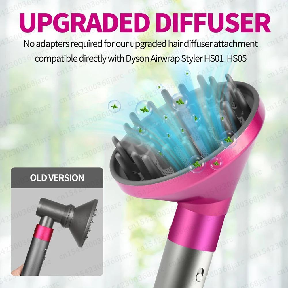 Diffuser Nozzle Curling Irons & For Dyson Airwrap HS01 / HS05 / HS08 Hair Dryer Accessories Universal Replace Hairdryer Diffuser