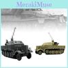 4d Armored Halftra Vehicle Flak37 Anti Aircraft Military Ornaments Diy Model