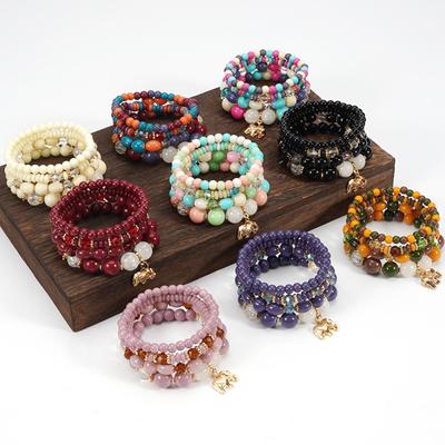 Boho-Elefanten-Perlenarmband - Beliebter europäischer und amerikanischer Stil