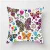 Colored Butterfly Animal Flower Cushion Cover for Home Living Room Sofa Chair Pillow Decoration Throw Pillow Cover