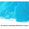 Frozen Elsa Costume Set 7-8 Years 130cm Blue + Party Accessories (Wig/Crown/Scepter/Gloves) Halloween Carnival Christmas Gift