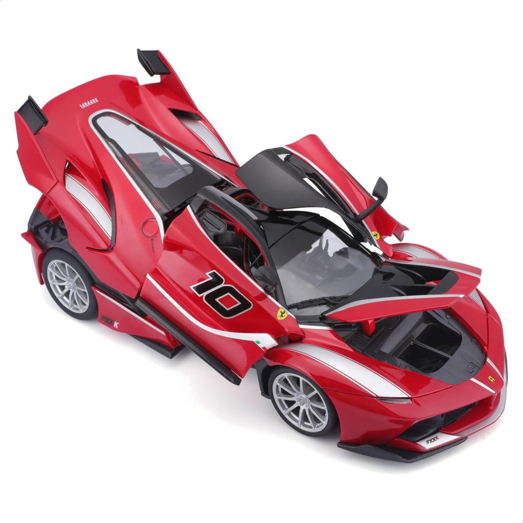 Bburago Scale Ferrari Red Diecast Model Car Finished Product 1/18 FXX-K / 18-16010 (#10)