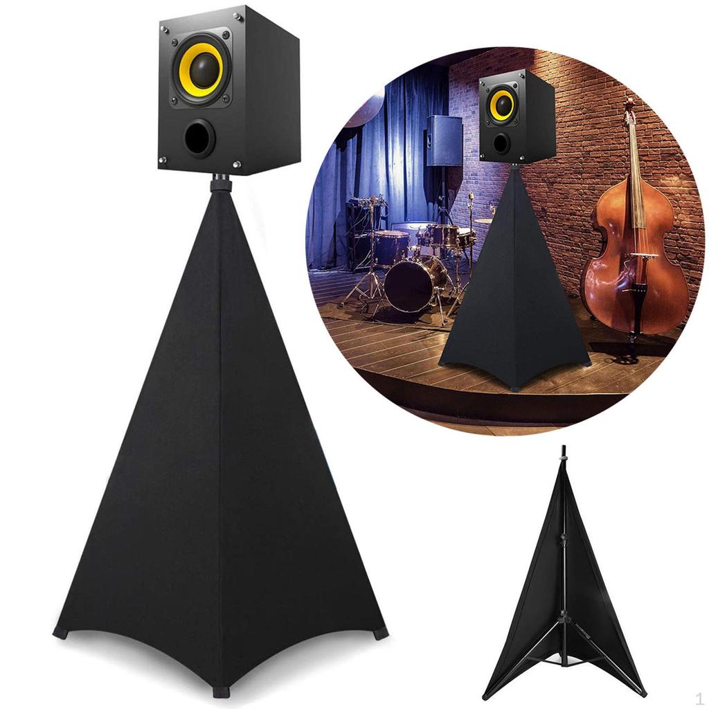 DJ Stand Cover Double Sided/Triple Sided Stretchable Lighting Tripod Scrim Skirt