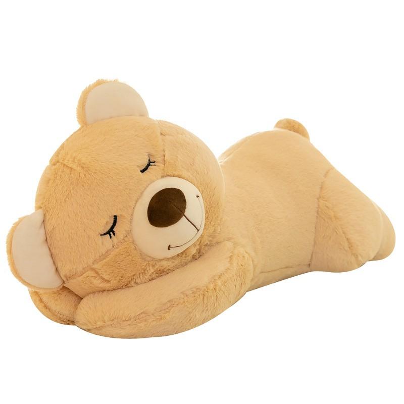 Peluche Orso Giocattolo Regalo Fidanzato Ragazze Morbido Peluche Cuscino per Dormire Abbraccio 60-120cm