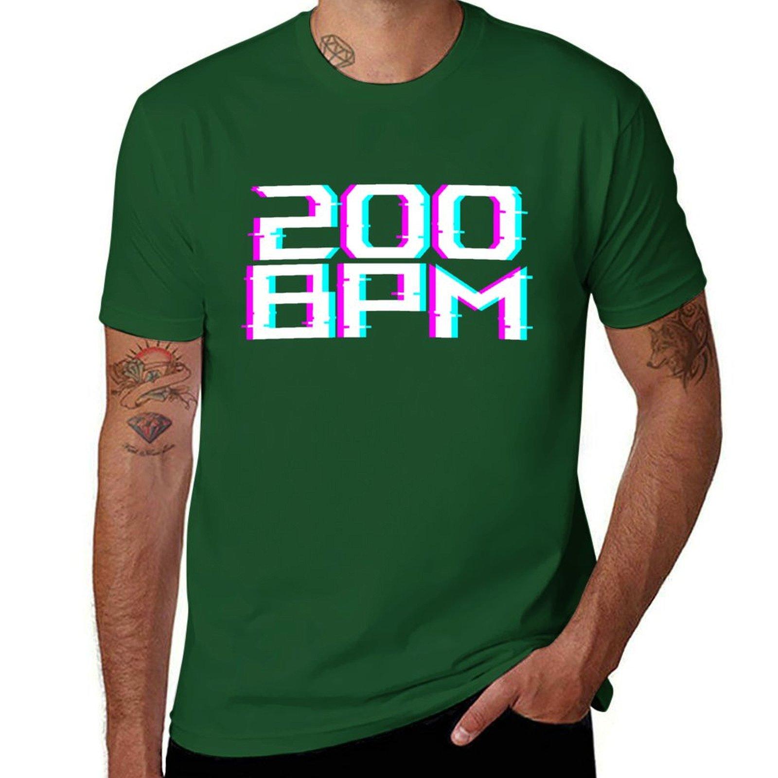 

Uptempo 200 bpm T-Shirt customizeds customs design your own black t shirts for men 4XL