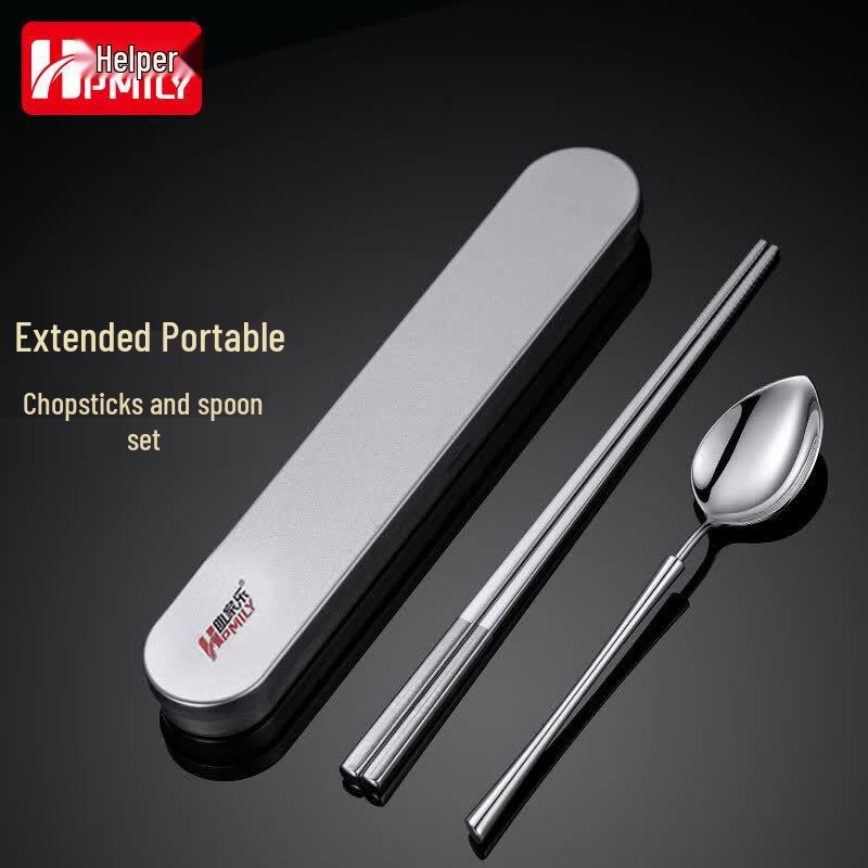 HPMILY 304 Stainless Steel Portable Cutlery Set