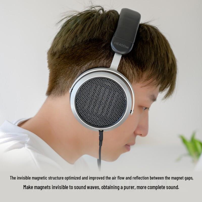 HIFIMAN HE400SE Open-Back Planar Magnetic Hi-Fi Over-Ear Headphones