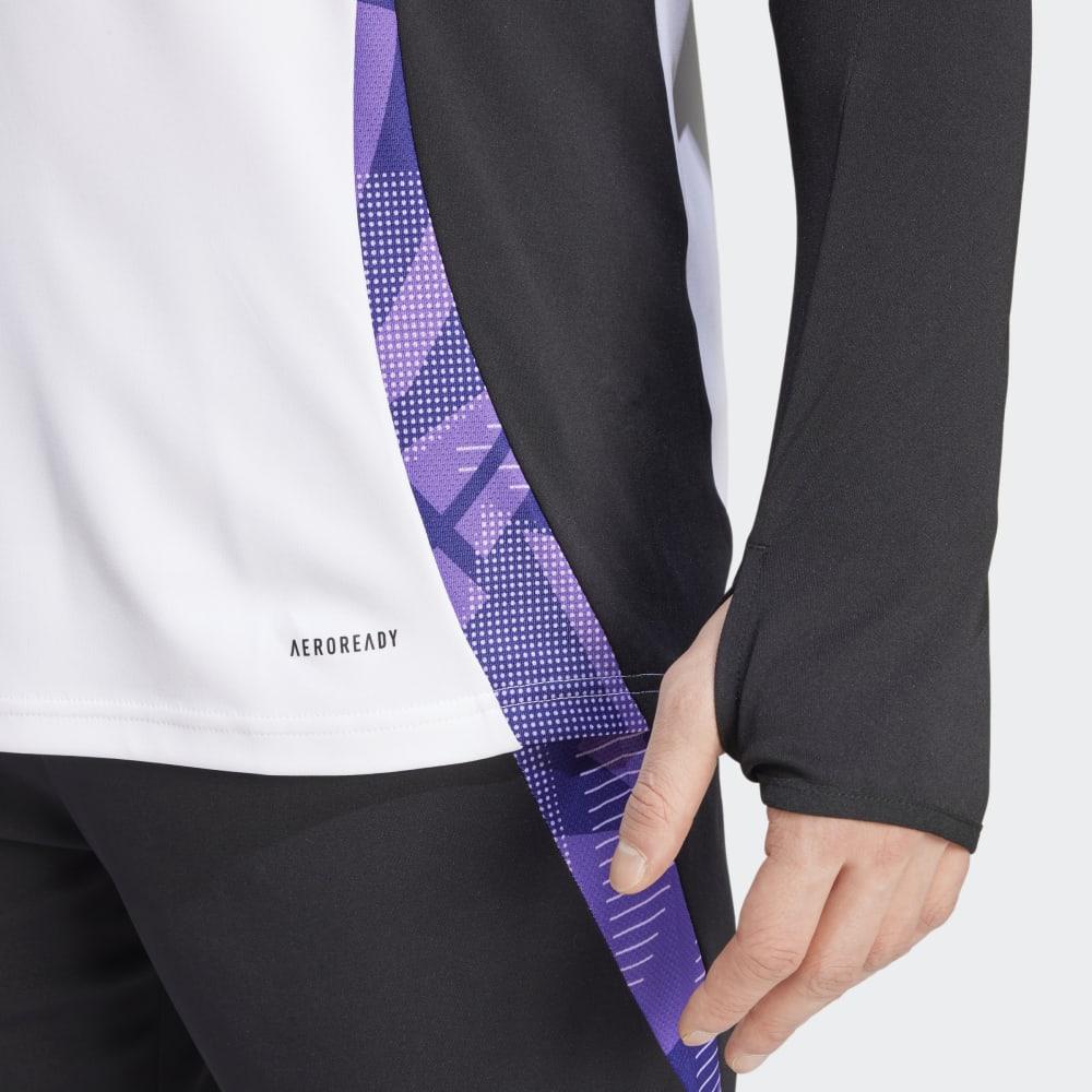 Adidas Germany Training Top 2024-2025 Slim Fit Versatile Comfortable Soccer Jersey Men Tops White IP8243