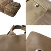 Used HERMESHandbag Brown canvas/leather Women