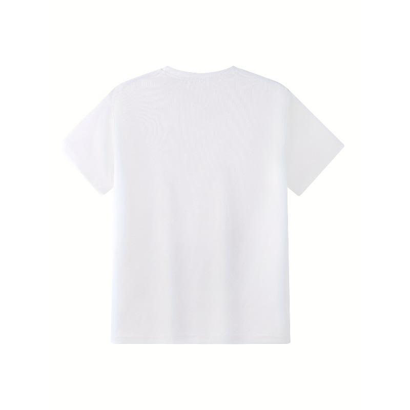 Herrenmode Rundhals-T-Shirt, Dunkler Humor Meme-Stil Herren Kurzarm, Gewaltiger Cartoon-Hase Deutscher Humor Stil, Wesentlich für den täglichen Weg