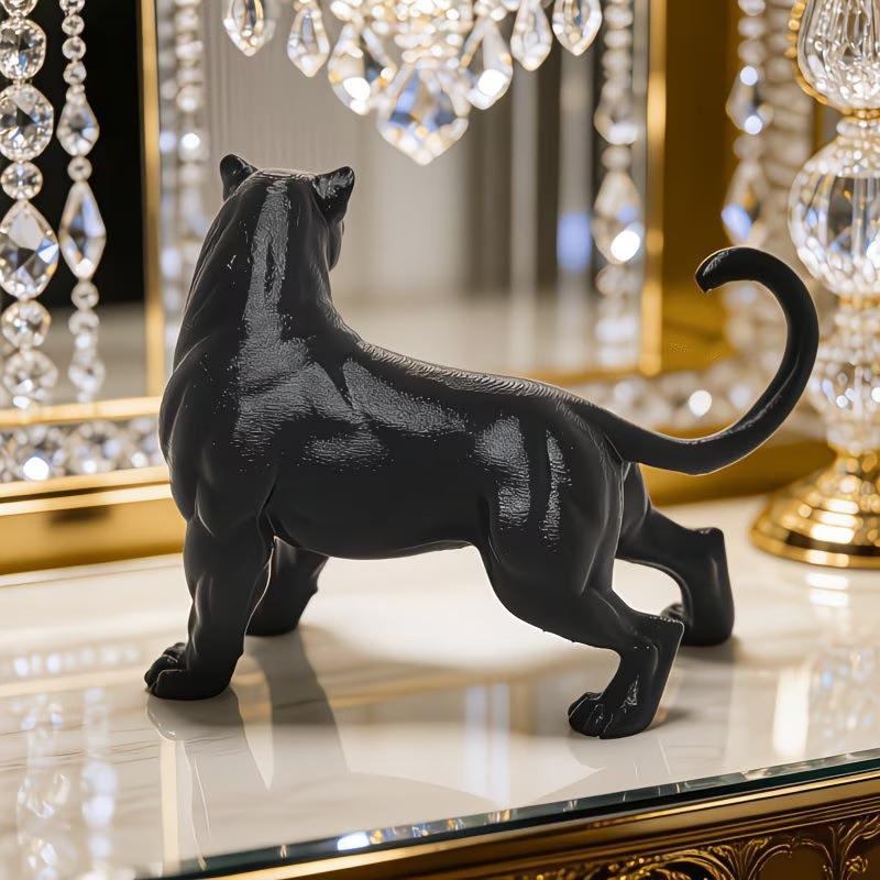 3D Printing Panther Desktop Ornament 1PC Creative Animal Sculpture for Home Bedroom Decor Unique Souvenir Gift