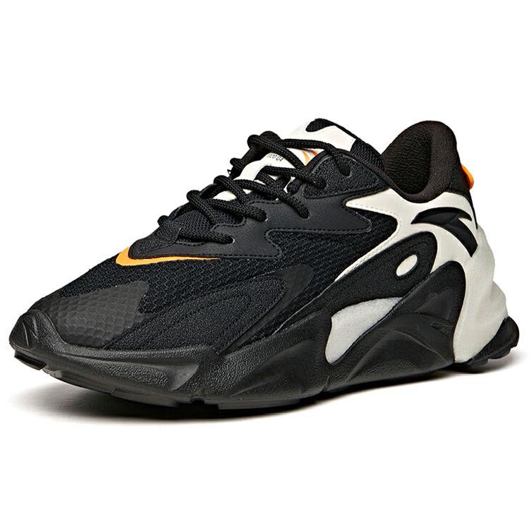 Anta Pulse Lifestyle Series Durable Breathable Low-Top Sneakers Men sneakers Black 912048850-2