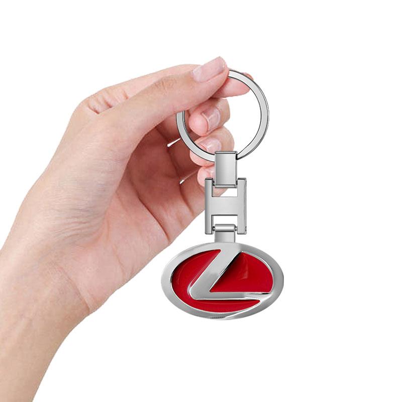 Luxury Car Keychain Car Keychain Gift Logo Emblem Key Ring For Lexus F SPORT ES RX NX LS UX LM LX GX LC RZ IS CT GS RC HS LBX