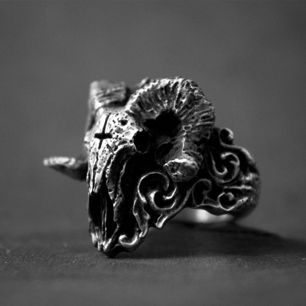 Schmuck Dominante Ziege Herrenmode Trendiger Ring