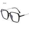 Fashion Leopard Oversized Myopia Glasses Women  Square Blocking Blue Light Ultralight Computer Graduation Eyeglasses minus
