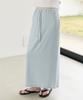 Leuba Jersey Straight Maxi Skirt - Polar Sky-Blue