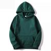 Unisex Trendy Hooded Fleece Sweatshirt: Solid Color, Loose Fit, Casual Style