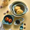 Creative Multifunctional Salad Bowl 8 Piece Set Baking Measuring Cups Measuring Spoons Tools Kitchen Combo Drainer Basket Wash Basin