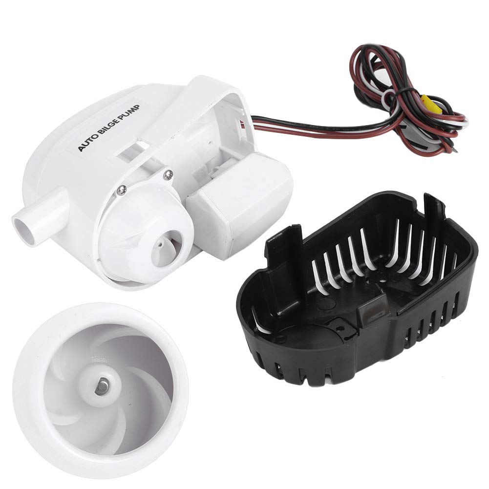 Gorgeri 12V600GPH Automatic Bilge Pump Yacht Drainage Pump with Corrosion Ignition Protection Submersible Boat Bilge Pump
