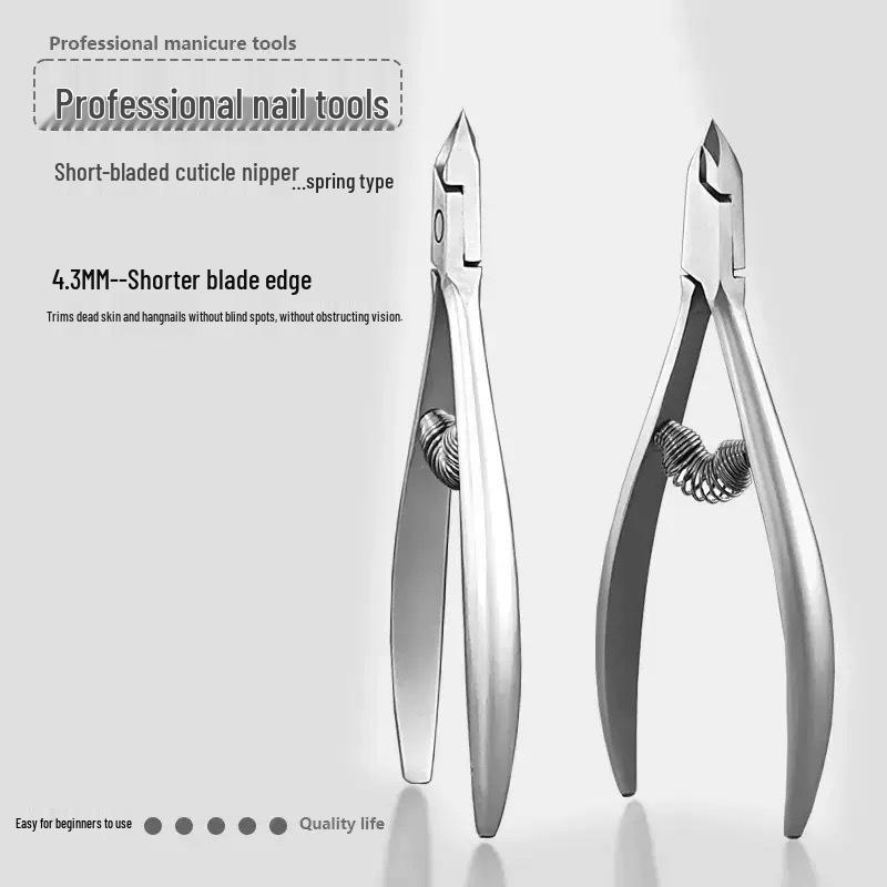 Ukraine Classic Russian Style Stainless Steel Cuticle Nippers - Small Blade Nail Art Tool