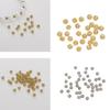 Metal Spacer Beads Bracelets Separator Beads for Jewelry Making DIYs Accessory