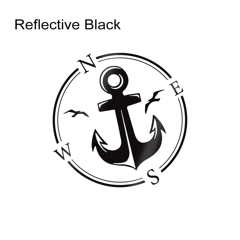 

Reflective Anchor Hook Pattern Car Stickers Funny Self-adhesive Waterproof Vinyl Decals Motorcycle Auto Decoration Accessories