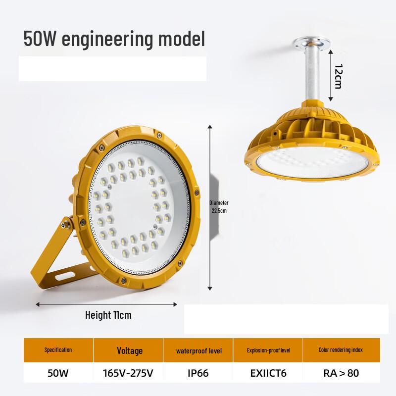 UOSU 100W LED Explosion-Proof Industrial Ceiling Light