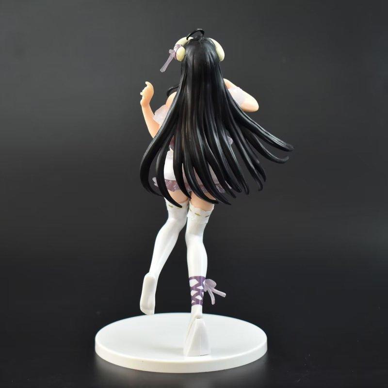 Anime Overlord Albedo Figure Wedding Pajama Girl Standing PVC Collection Model Gift Toys