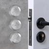 30/6Pcs Door Handle Bumper Pad Self Adhesive Clear Silicone Wall Protector Anti Bump Washable Reusable Round Door Stop Muffler