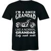 Im A Bikerider Grandad Like Normal Only Much Cooler T Shirt Unisexs Vintage Fashion Unisex Casual Stretched
