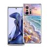 Transparent Phone Case for Xiaomi Mi 14 13 12 11 Ultra 13T 12T 11T Poco X3 NFC F3 F6 Pro Lite Soft TPU Seashell Starfish Pattern