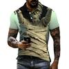 Unisex Loose Fit Short Sleeve Halloween Printed T-Shirt