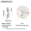 Charm Bead Charms Authentic copper Tulip Plants Insect Pendants Bead Charms Compatible With Bracelets Diy Fine Gift Women Delicate Jewellery Accesso