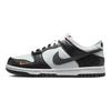 Nike Dunk Low GS Juodi Ryškūs Mandarinų Vaikų Sportbačiai Šviesiai Sidabriniai Vidutinio Peleno FN7784-001
