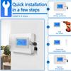 Universelle Thermostat-Verriegelungsbox mit Schlüsselschloss, durchsichtig, groß, zur Wandmontage, Thermostat-Schutzabdeckung, einfach zu installieren für Zuhause, Büro