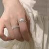 Love Ring Women's Light Luxury Niche Style Sweet Delicate Lace Open Ring