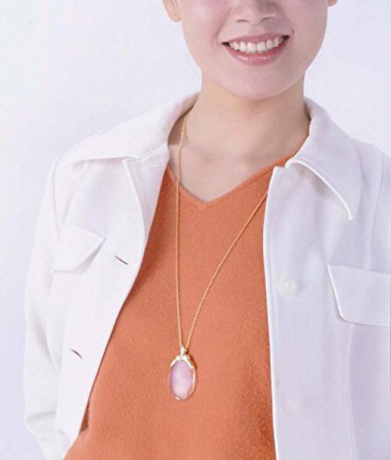 Colar com Pingente de Lupa de Cristal Hogdseirrs (Ouro)