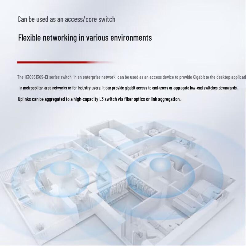 H3C S5130V2 Series Enterprise Layer 3 Managed PoE Switch
