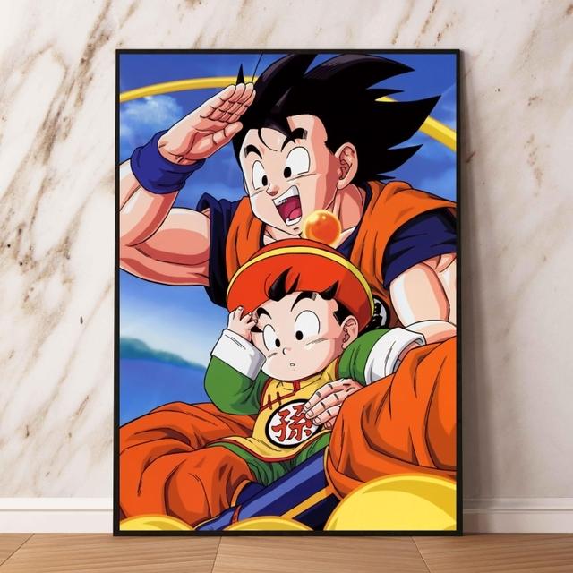Dragon Ball Wukong Modernes Heimposter, Spielzeug-Comics für Kinder