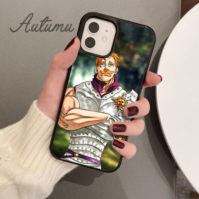 Escanor The Seven Deadly Sins Phone Case for iPhone 11 12 13 14 Pro Max Mini XR XS SE 2020 7 8 Plus Galaxy S21 S22 Cover Shell