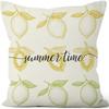 New Nordic Linen Pillowcase Summer Fruit Print Pillowcase Sofa Cushion Cover Home Furnishing