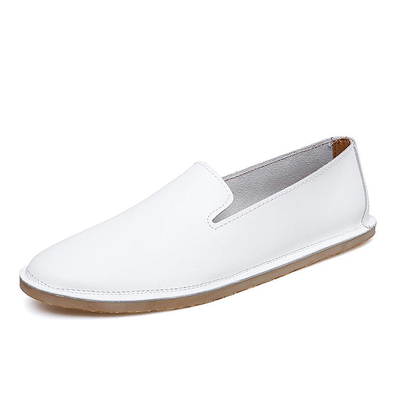 

Модная повседневная мужская кожаная обувь Удобный и классический дизайн в британском стиле Модная обувь для вечеринок, отдыха, бизнеса, офиса, класса люкс для взрослых 45 белый