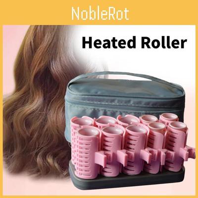 Premium Electronic Curling Rollers Set Of 10 For Effortless Heatless Curls And Styling