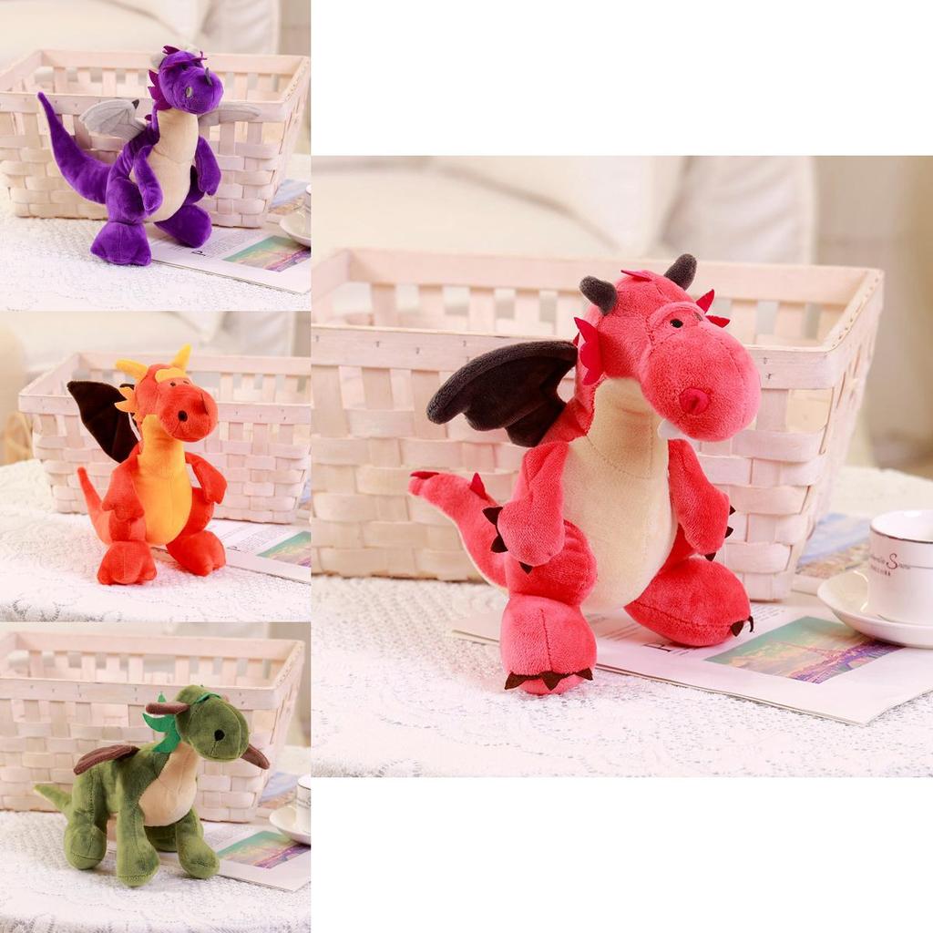 Coleção Parque dos Dinossauros Brinquedo de Pelúcia Com Enchimento de Algodão PP Para Brincadeiras Criativas de Crianças