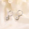 Cube Shape Stud Earrings For Women Niche Design Light Luxury High End Fashion Jewelry Cool Ear Accessories